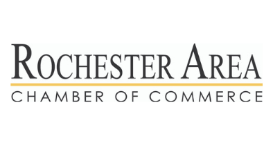 Rochester Area Chamber of Commerce logo.