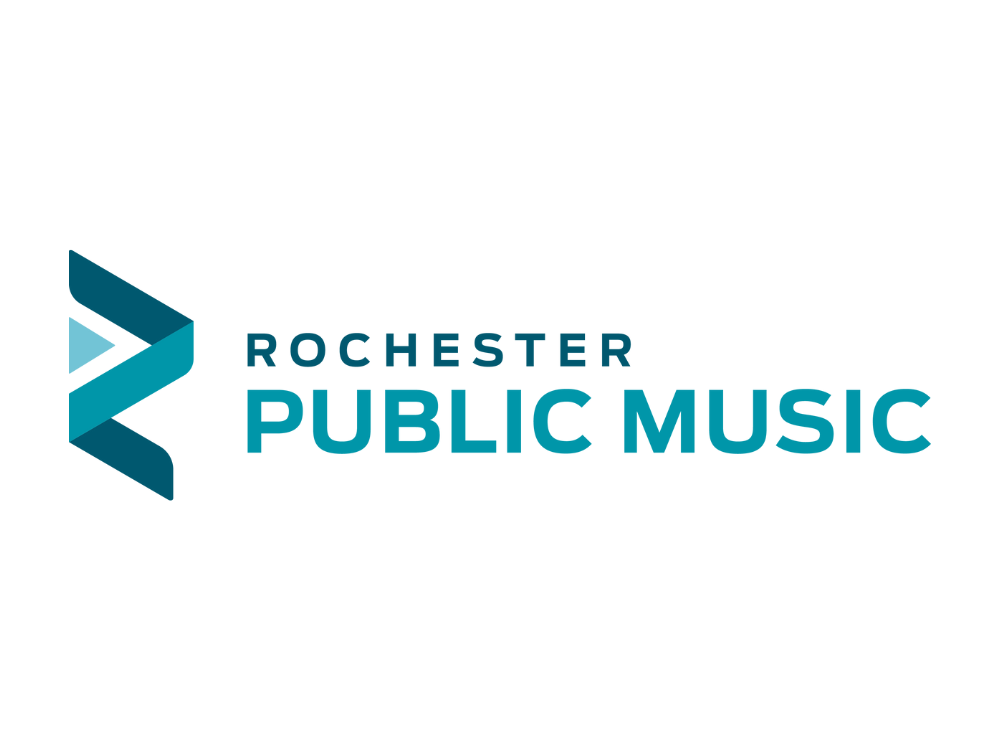 public music logo on white background