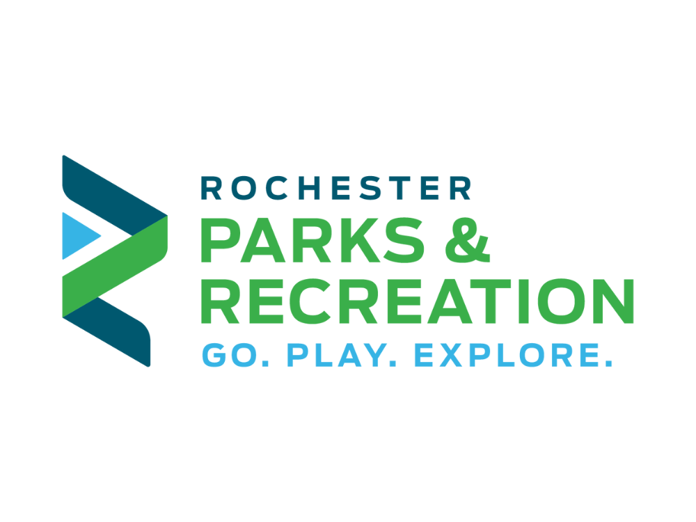 parks and recreation logo on white background