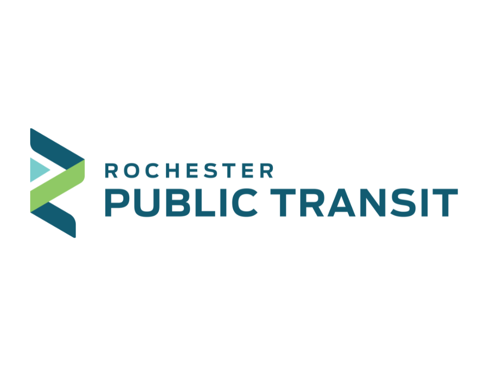 public transit logo on white background