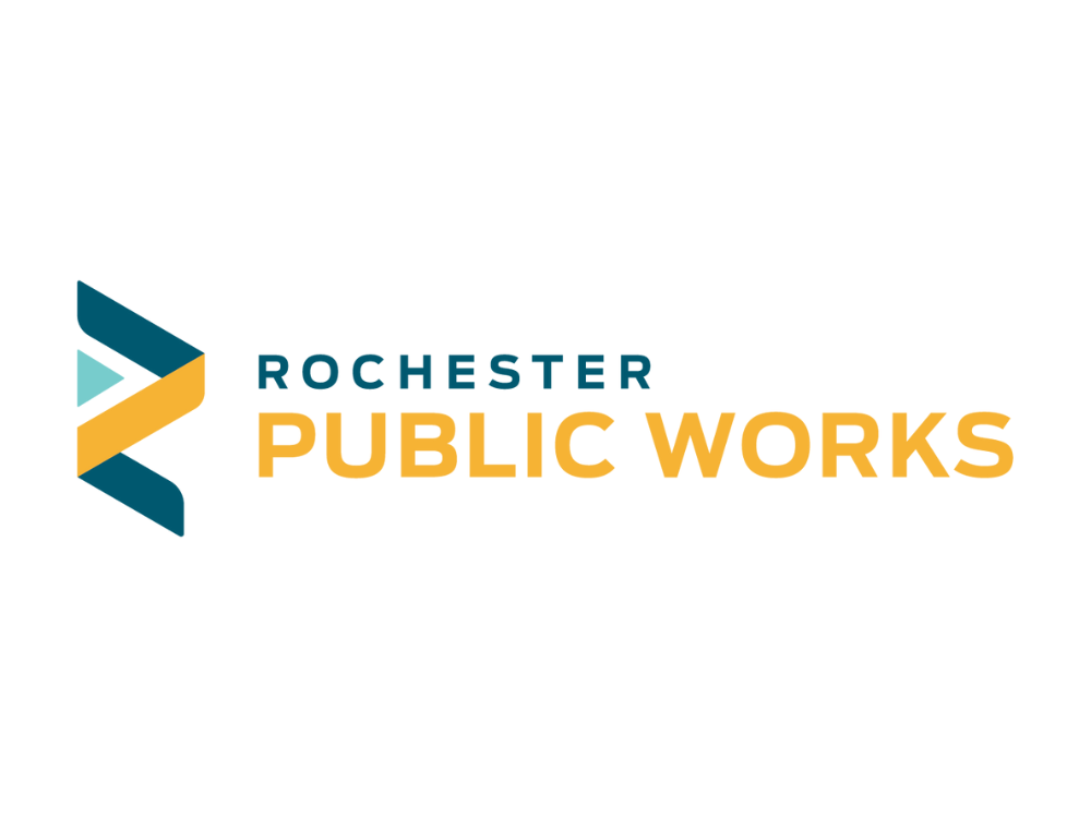 public works logo on white background