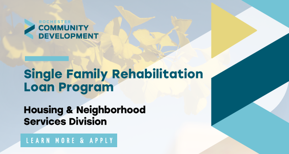 Single Family Rehabilitation page design.