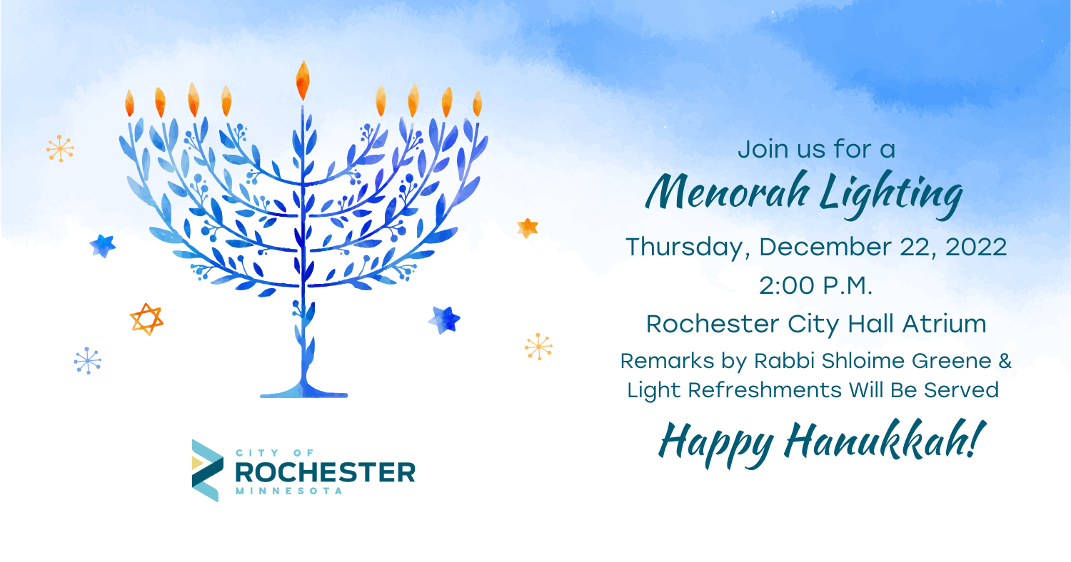 Menorah Lighting Invitation